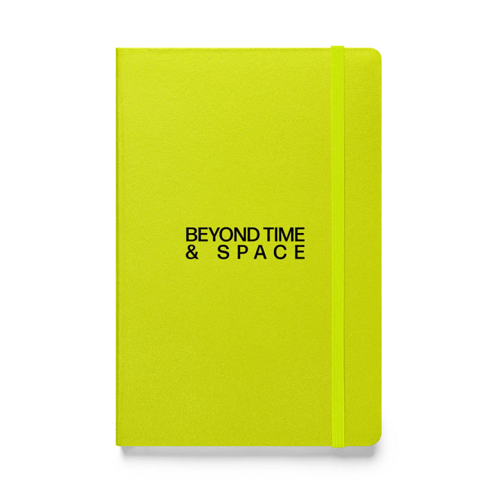 Beyond Time & Space Yellow Notebook product image (1)