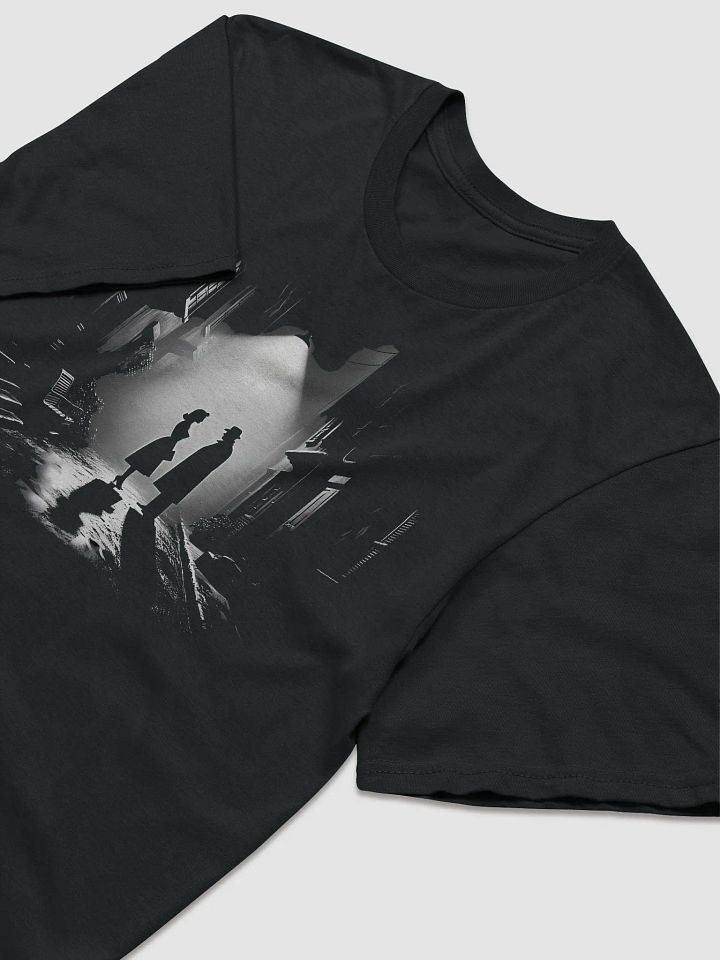 Noir Alleyway Rendezvous (Front Print Womens Tee) product image (2)
