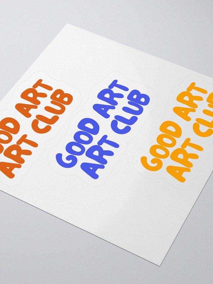 Art Club Sticker Sheet - 3 Stickers product image (2)