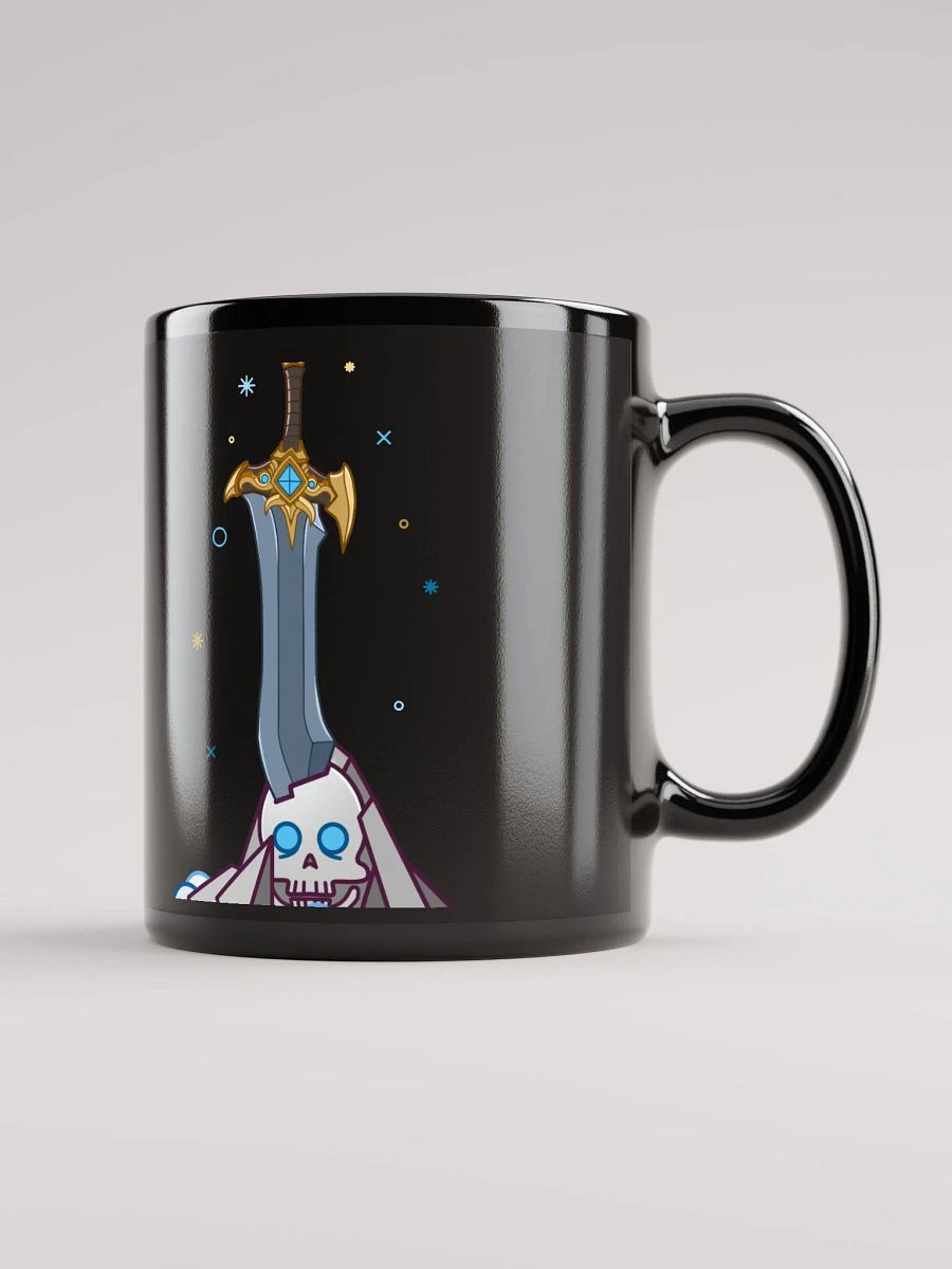 Sword in the Skull - Quel'Serrar Variation - Black Glossy Mug product image (1)