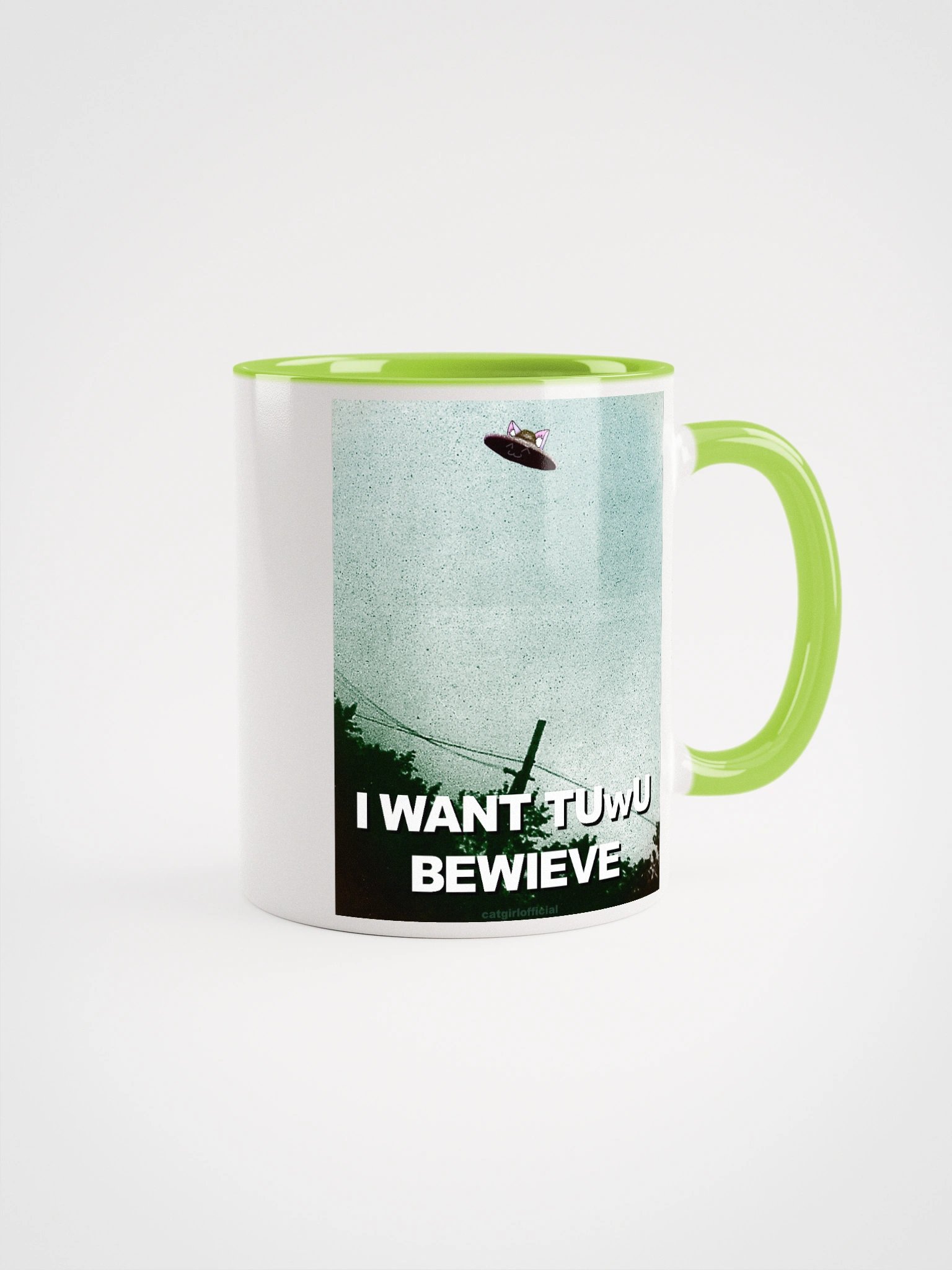 I Want tUwU Bewieve Ceramic Mug 👽 product image (1)