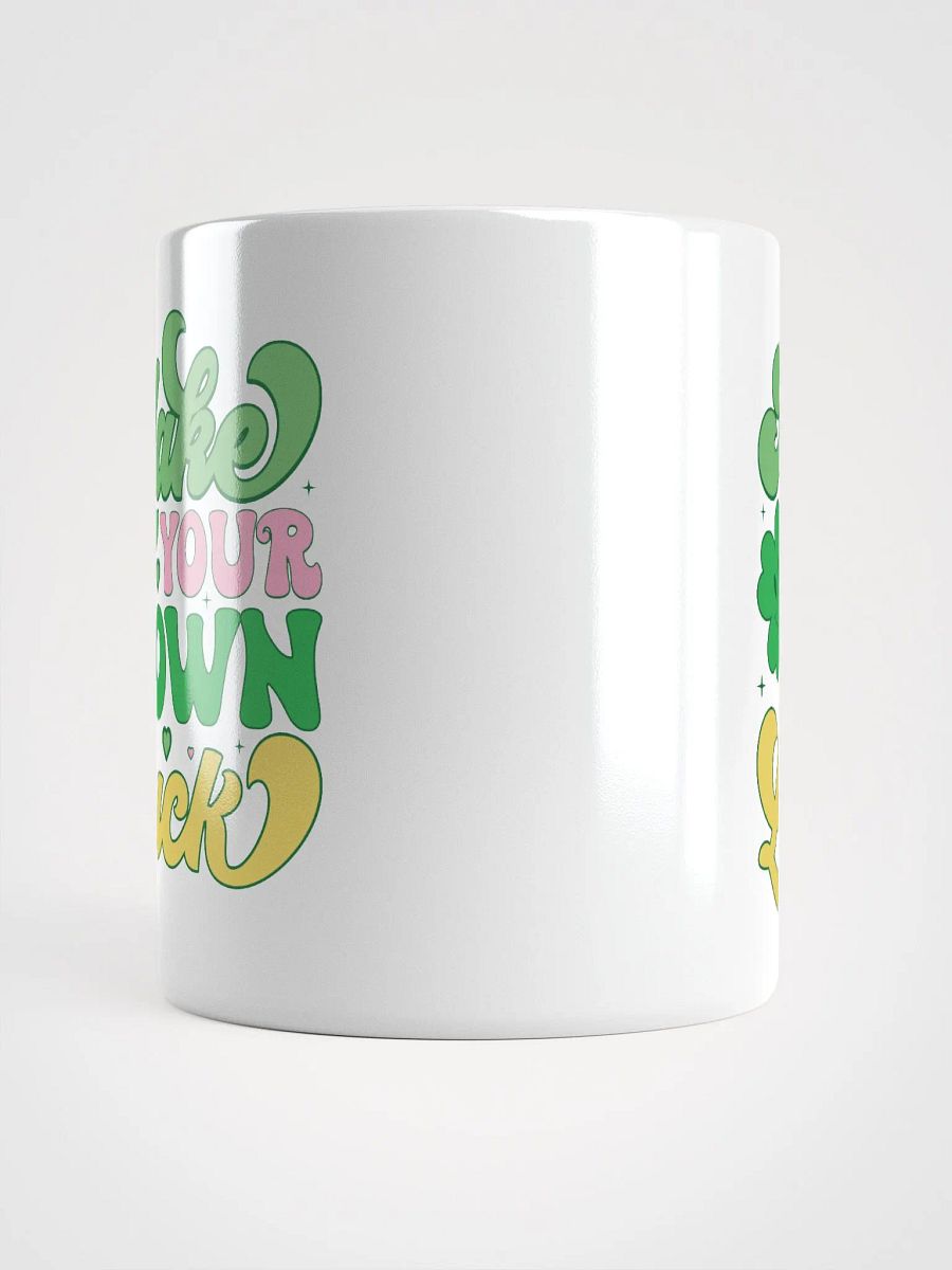 Lucky Clover White Glossy Mug product image (5)