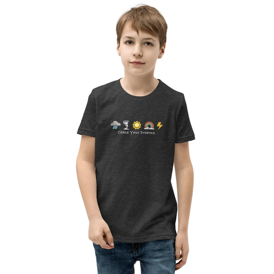 "Chase Your Dreams" - Youth T-Shirt Light Text Mode product image (9)