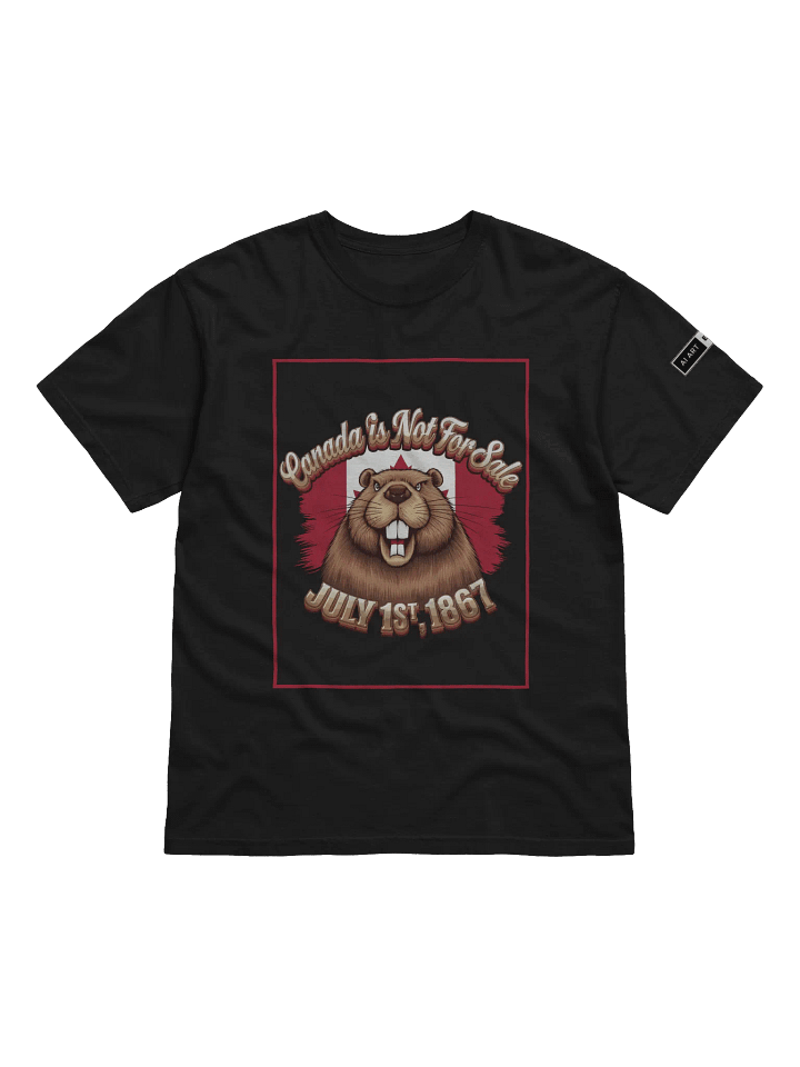 "CANADA IS NOT FOR SALE" 100% cotton T-shirt product image (1)