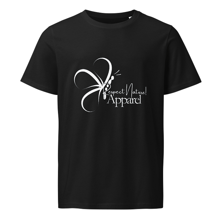 Respect Nature Organic Black Unisex T-Shirt product image (1)