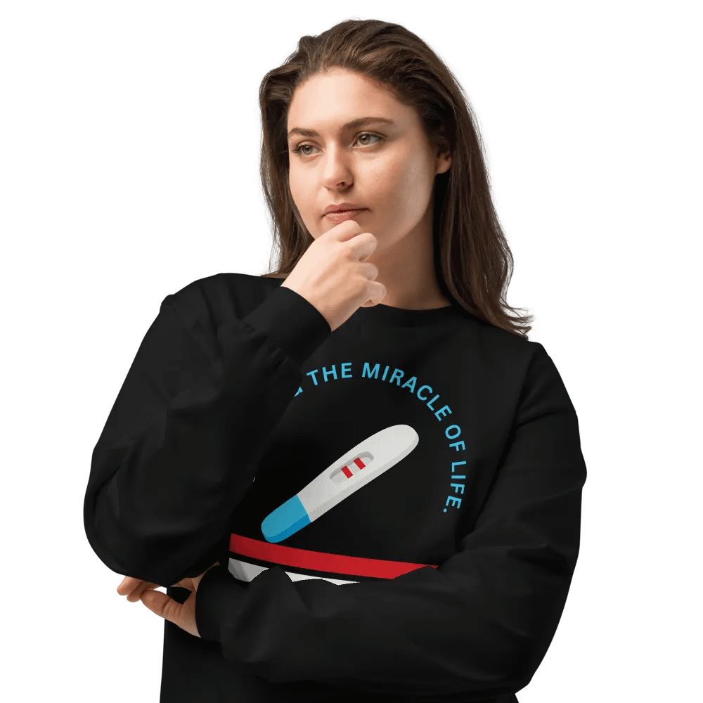 Miracle of Life Pregnancy Test Unisex Long Sleeve Shirt product image (8)