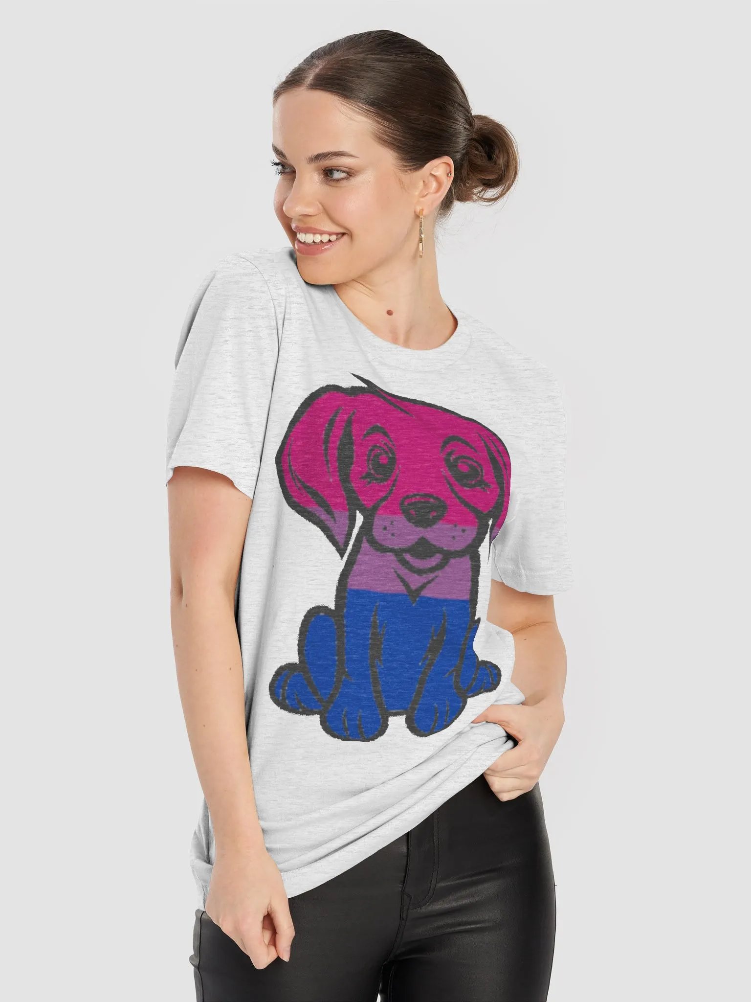 Bisexual Pride Puppy Women's T-Shirt product image (78)
