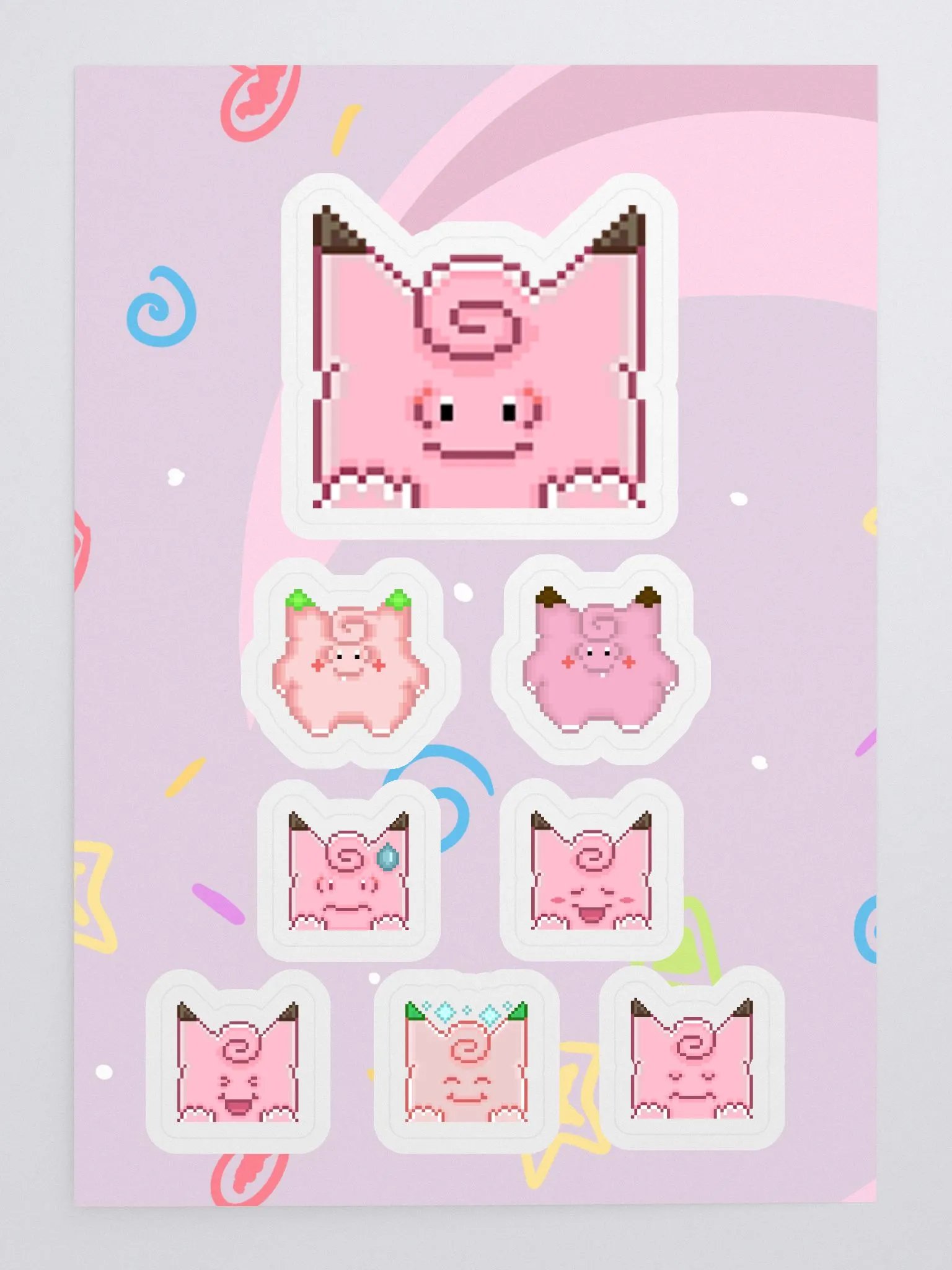 The many faces of a pixel fairy product image (3)