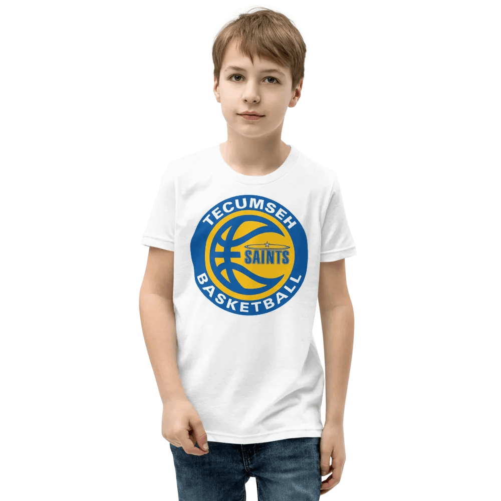 Youth Tecumseh Saints Basketball T-Shirt product image (1)