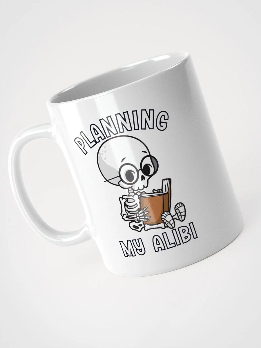 Cute Skeleton Planning An Alibi Coffee Mug product image (4)