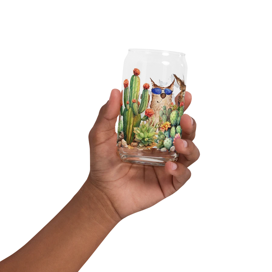 Desert Bloom: A Tale of Resilience Glass Can (16 oz) product image (19)