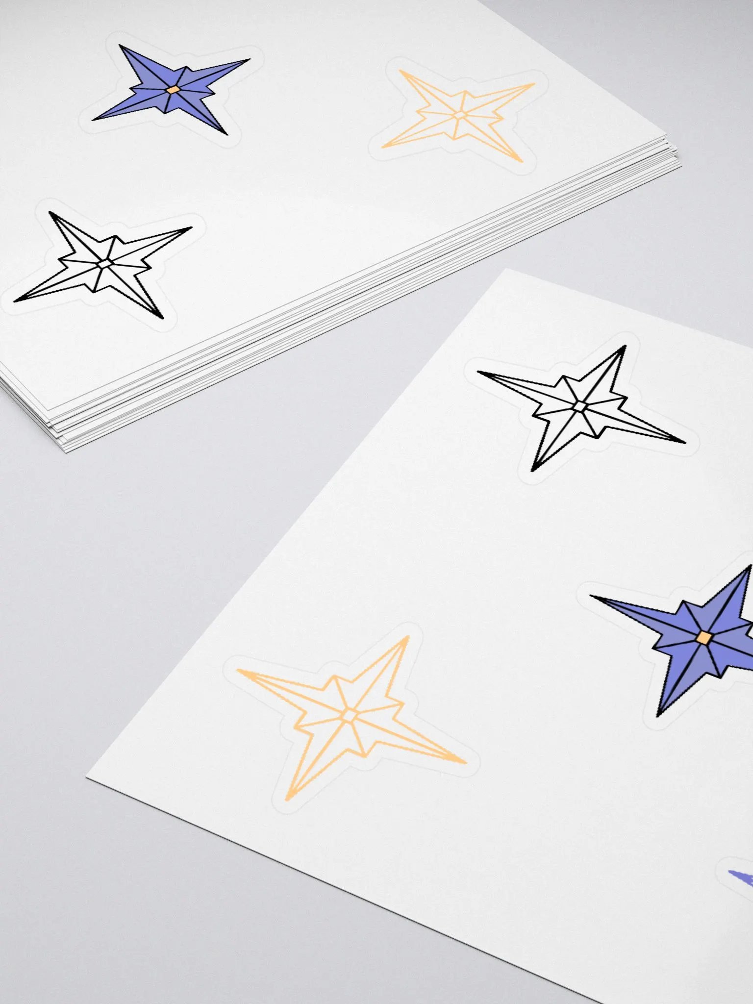 Compass Star Sticker Set product image (4)