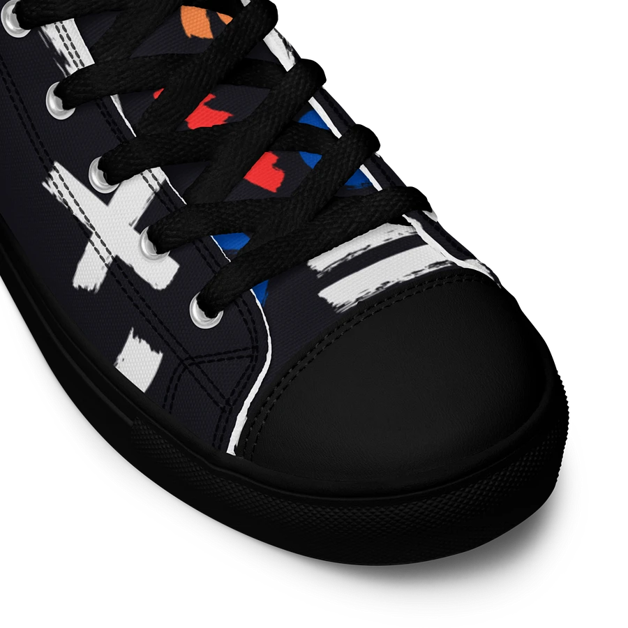 Geometry Women's High Top Canvas Shoes product image (17)