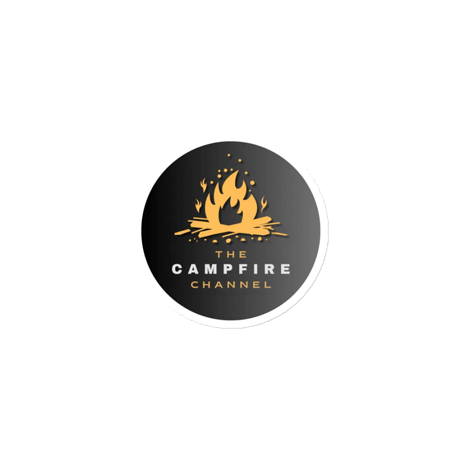 Campfire Channel Logo Die-Cut Magnets product image (1)