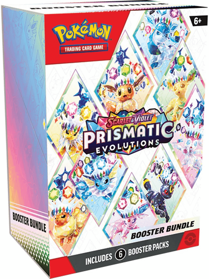 Pokémon TCG: Scarlet & Violet—Prismatic Evolutions - Booster Bundle (6 packs) product image (1)