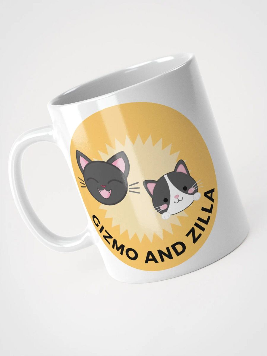 Gizmo and Zilla Smiling Cat Mug product image (3)