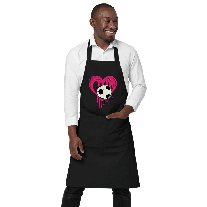 Heart Soccer Love Apron product image (1)