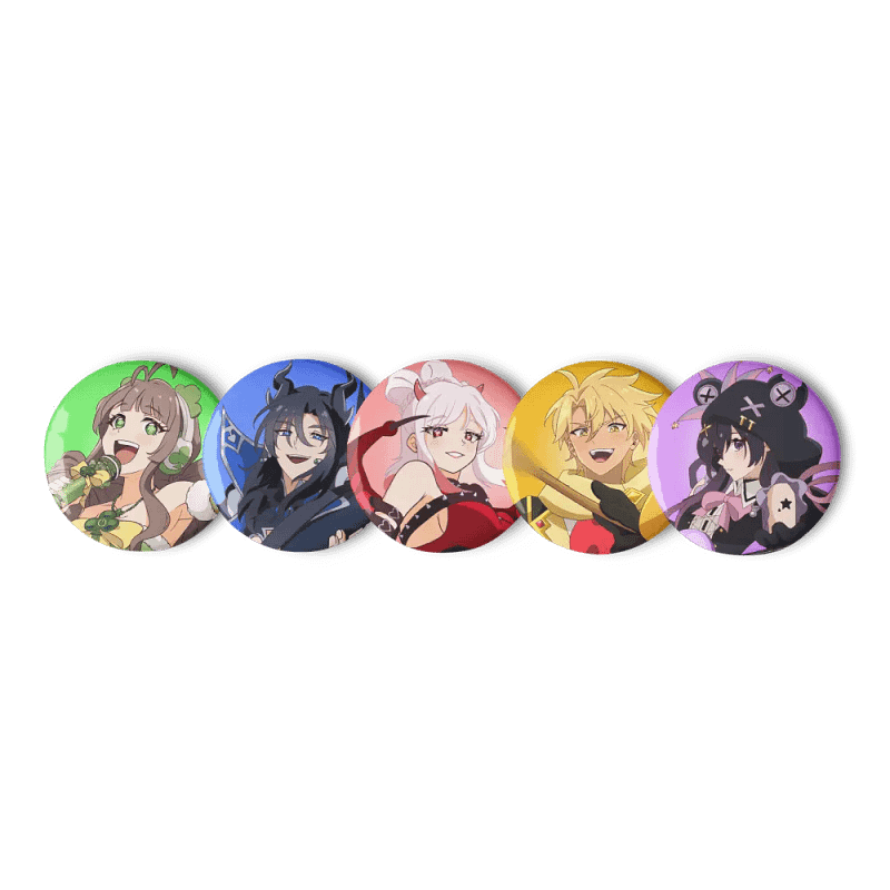 ☁️ ROYALE5 Debut ☁️ Button Badge Set