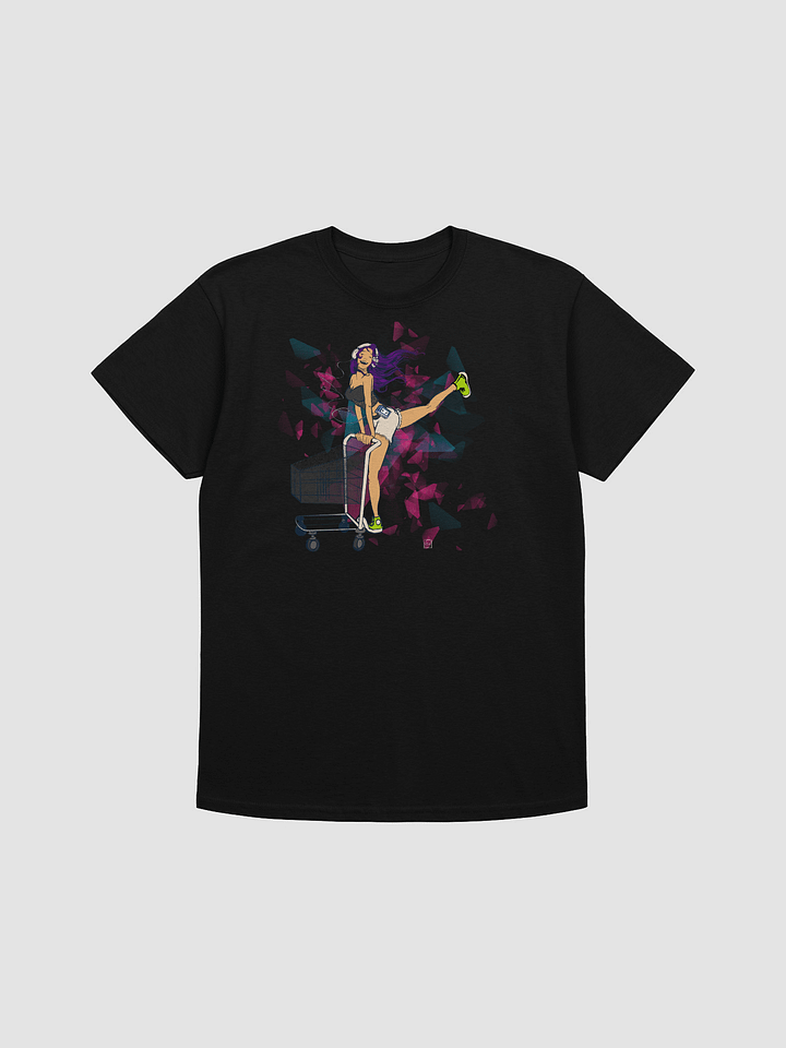 'Shopping Girl' Stylish Women's Tee - Fun Graphic Design for Fashion Lovers product image (7)