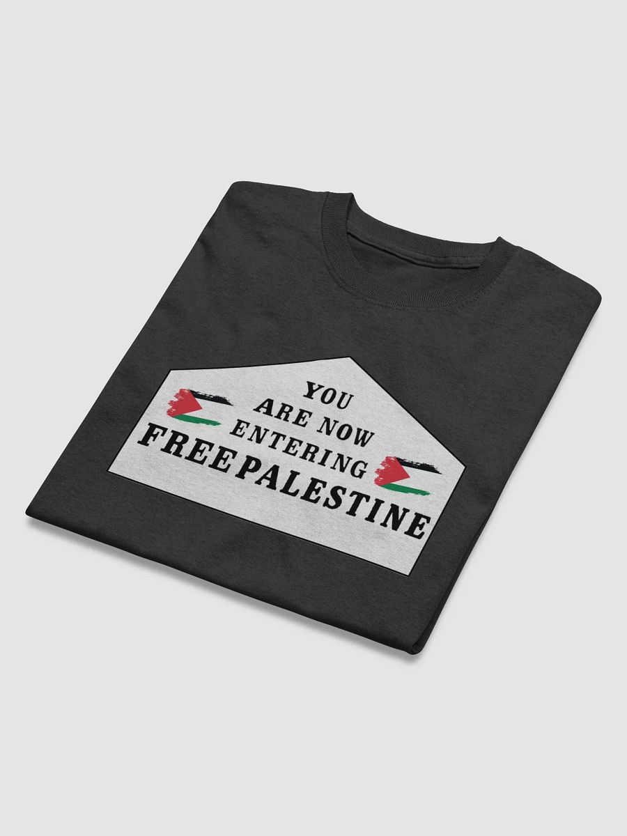 You Are Now Entering Free Palestine Classic T-Shirt [Fundraiser] product image (3)