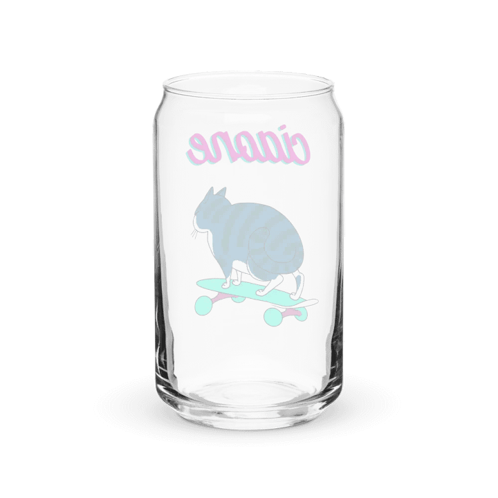 "Ciaone" Gatto Skater Bicchiere a forma di Lattina product image (2)
