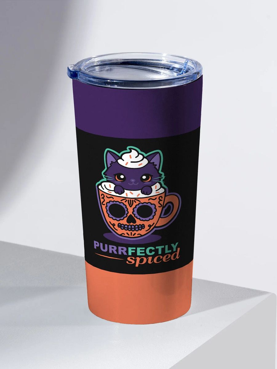 Purrfectly Spiced 20oz Stainless Steel Tumbler product image (2)