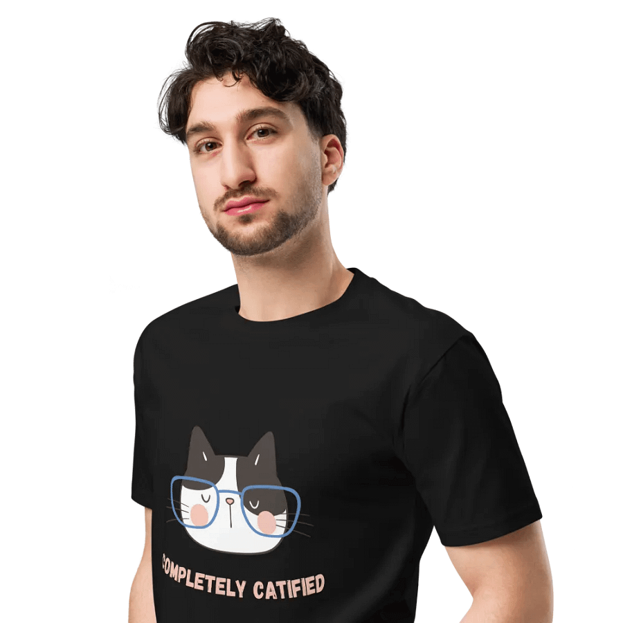 Completely Catified Cartoon Cat T-Shirt product image (8)