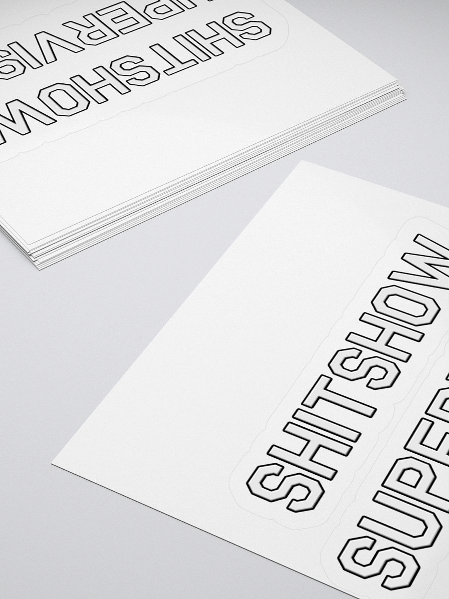nope snark - shitshow sticker product image (4)