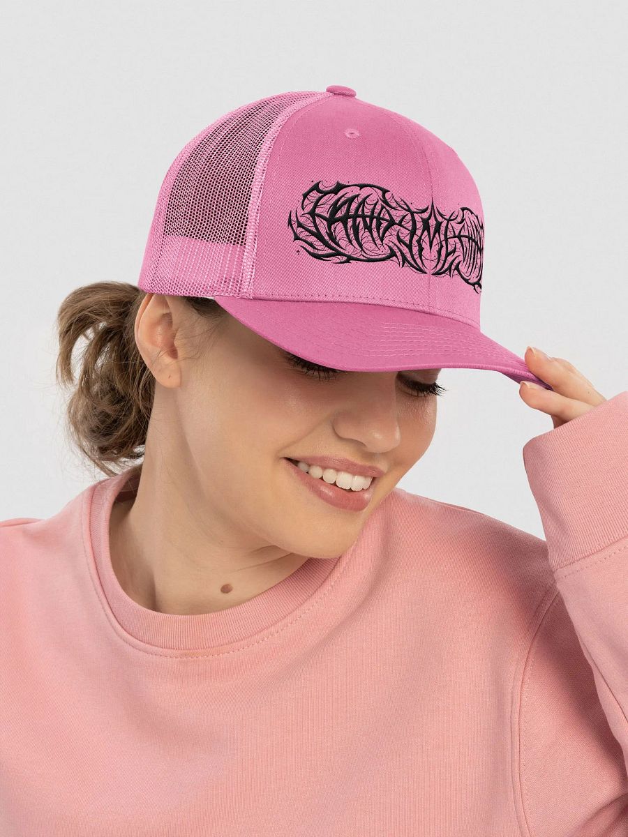 Pink Embroidered CandyMachine Logo Trucker cap product image (5)