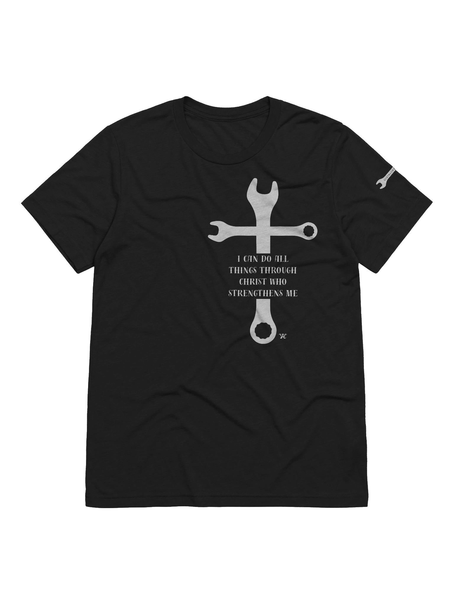 Wrench Cross OTNT Black T-shirt product image (1)