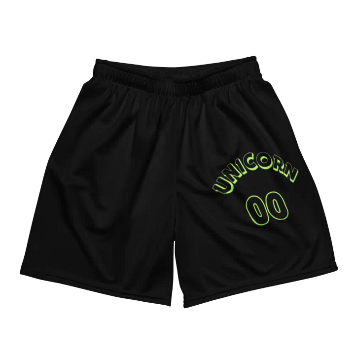 Neon Glow UNICORN '00' Mesh Shorts product image (2)
