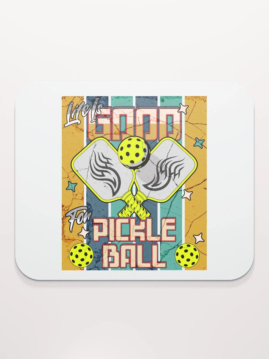 Life Is Good For Pickleball Vintage Paradise Mouse Pad product image (2)