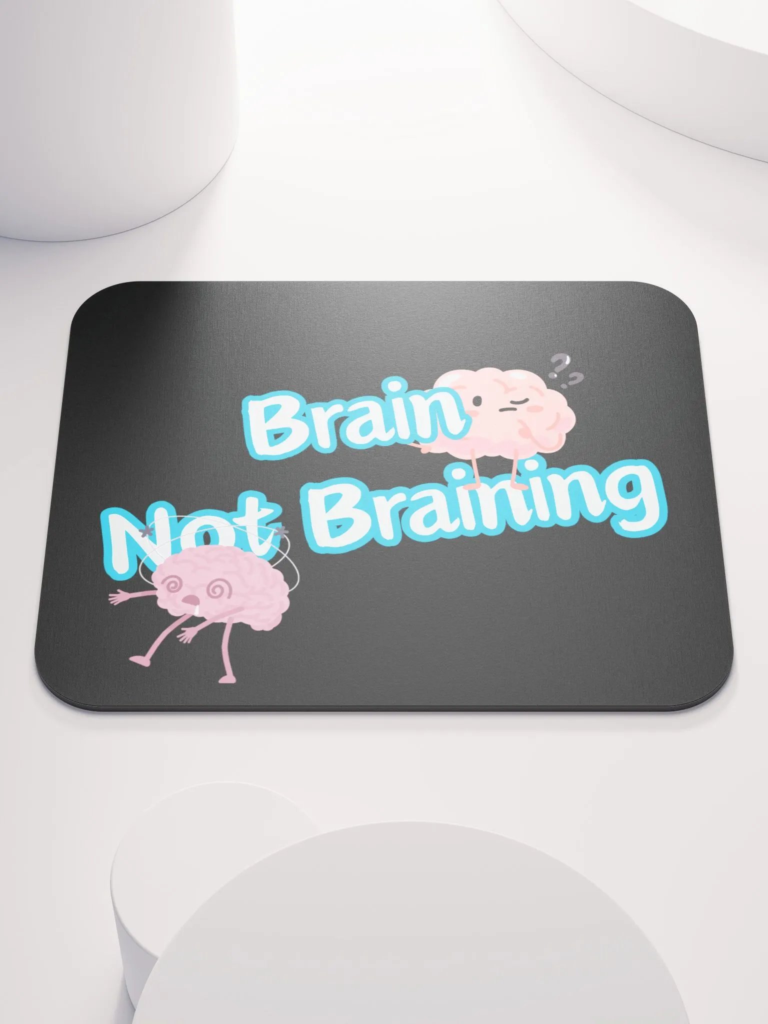 Whimsical Brain Not Braining Mouse Pad product image (1)