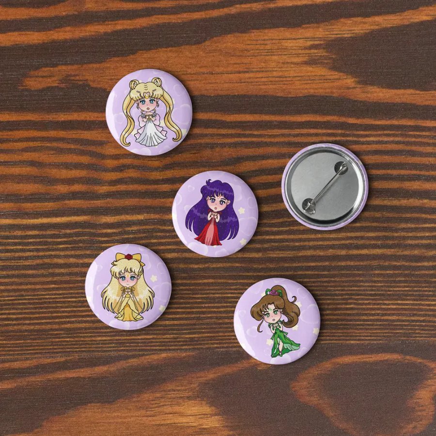 Princess Inner Senshi Buttons *2024* Variant 1 product image (8)
