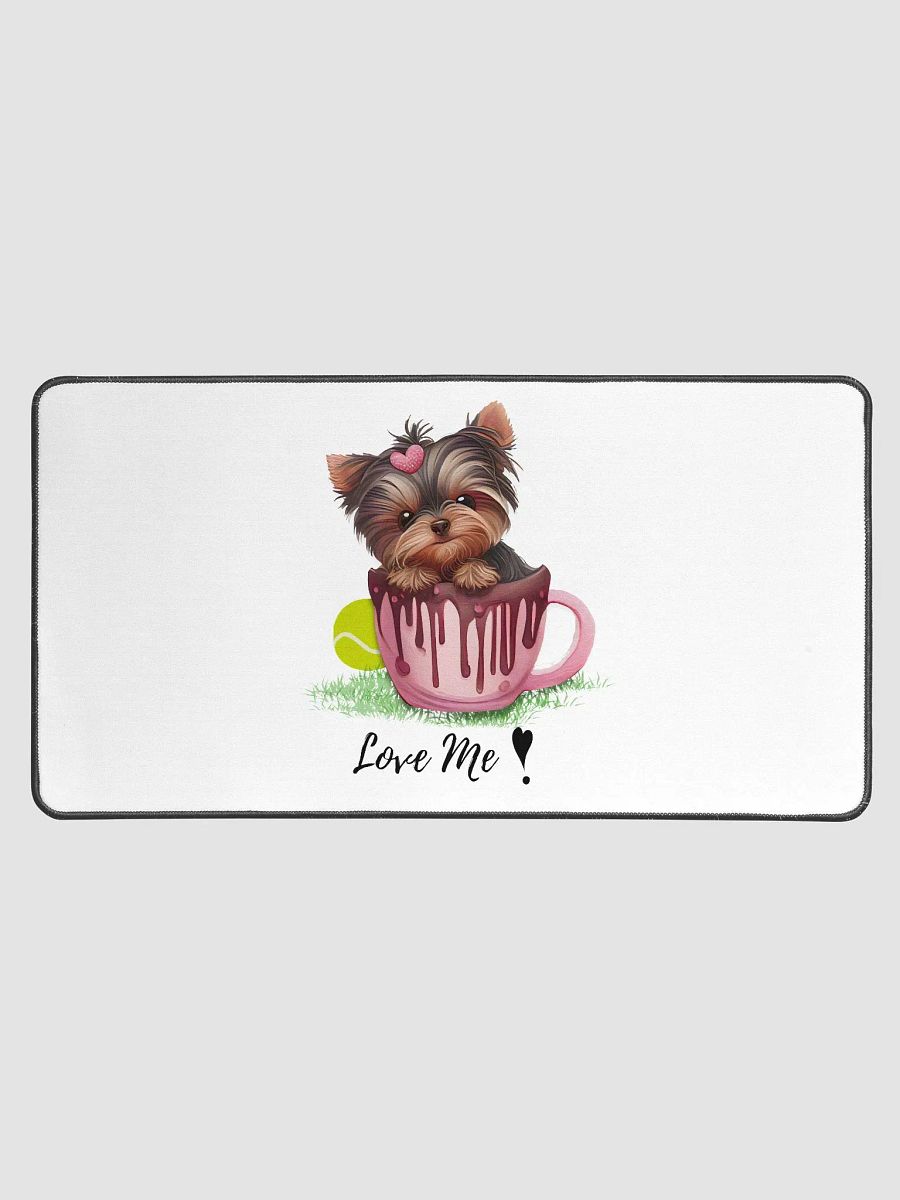 Pup in a Cup Desk Mat product image (1)