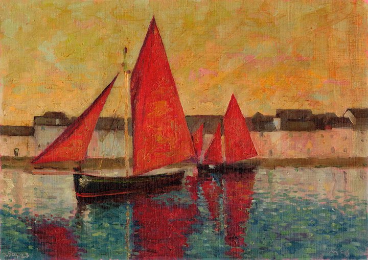 250403 Galway Hookers Study Original Artwork product image (1)