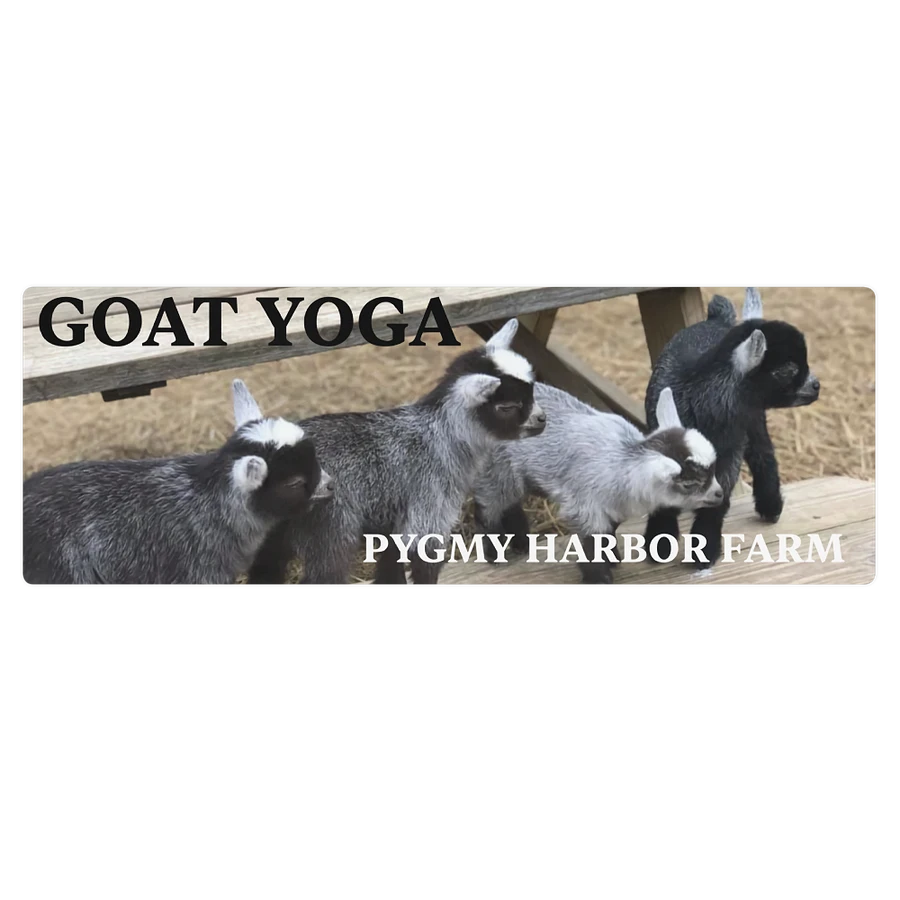 BABY PYGMY GOATS YOGA MAT product image (1)