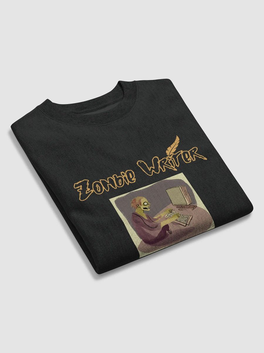 Zombie Writer at Work Black Sweatshirt product image (5)