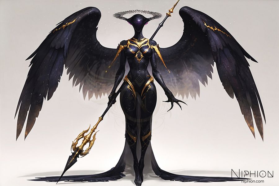 High-Resolution Digital Art – Nebula Archangel, Character Design #2 product image (1)