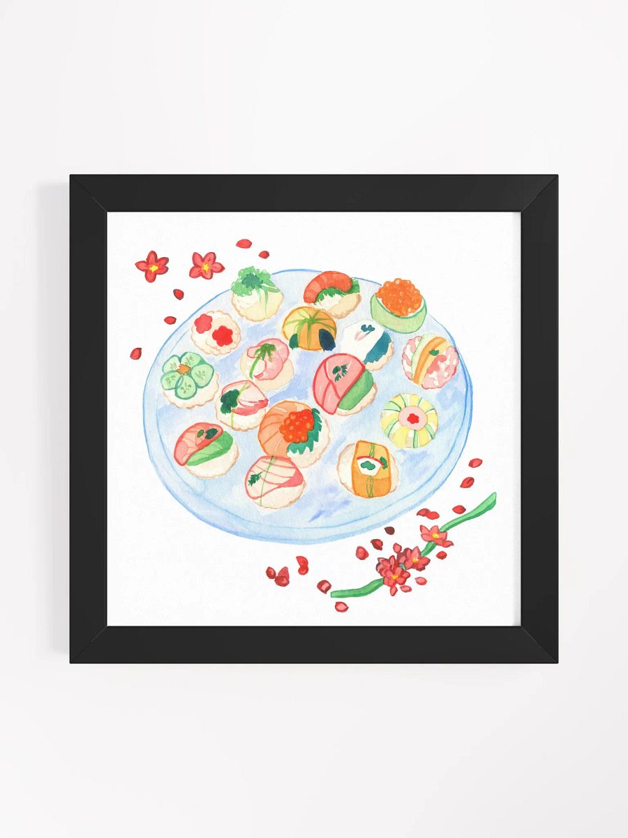 Cherry Sushi Framed Print product image (3)