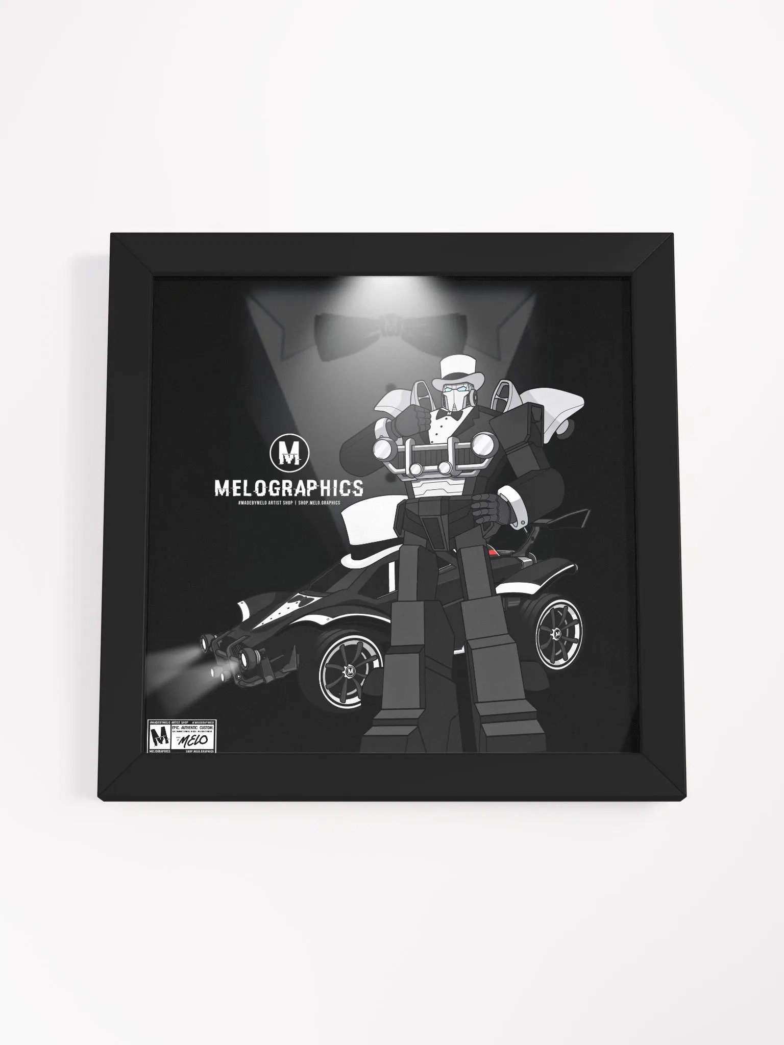 Fancy Carball Bot - Framed Poster | #MadeByMELO product image (5)