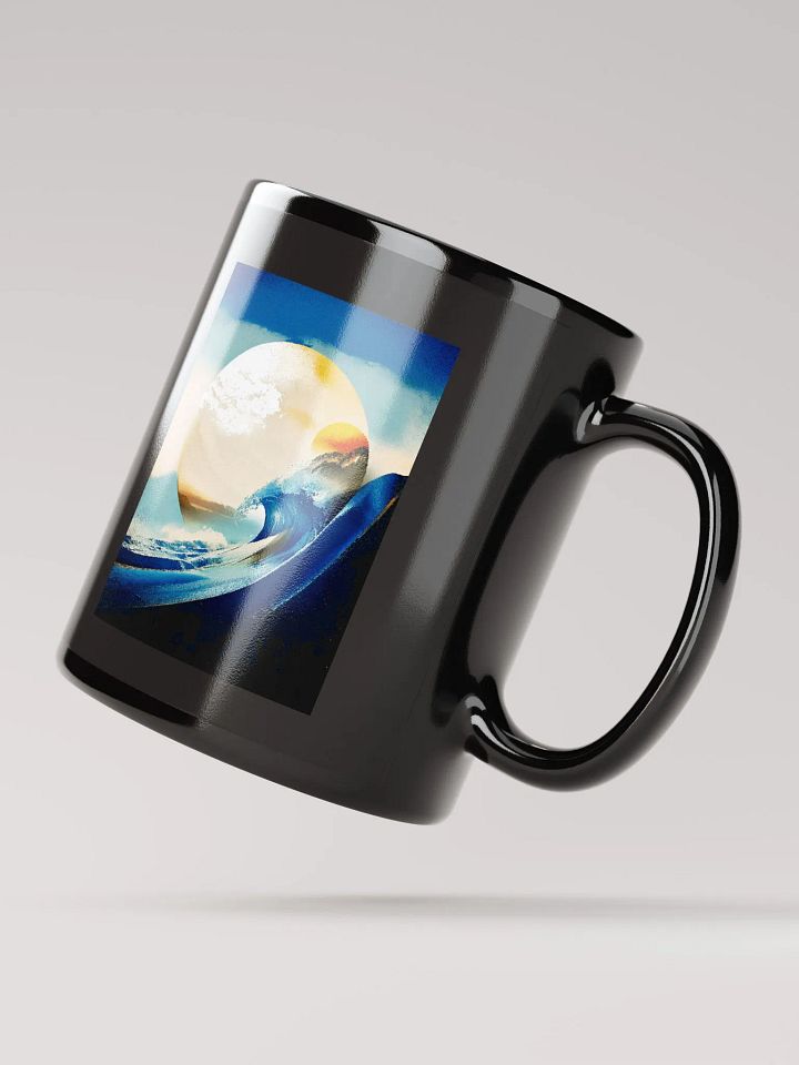 Geometric abstract art in Japanese style (front & back) product image (2)
