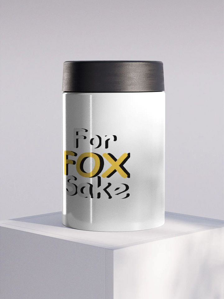 For Fox Sake Stainless Steel Koozie product image (1)
