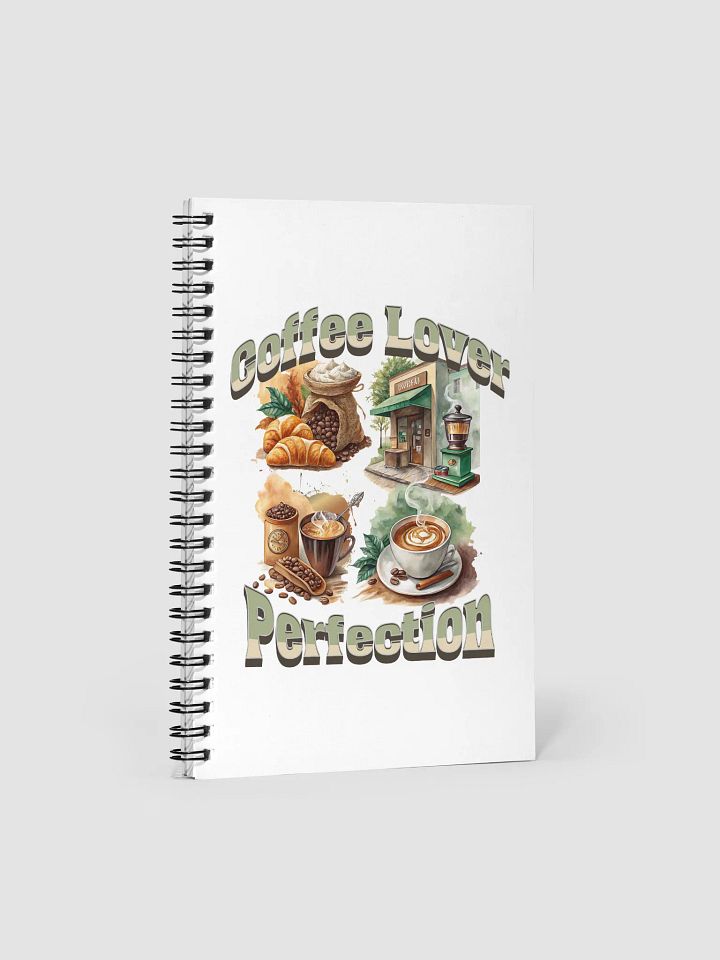 Coffee Lover Perfection Collage Spiral Notebook product image (2)