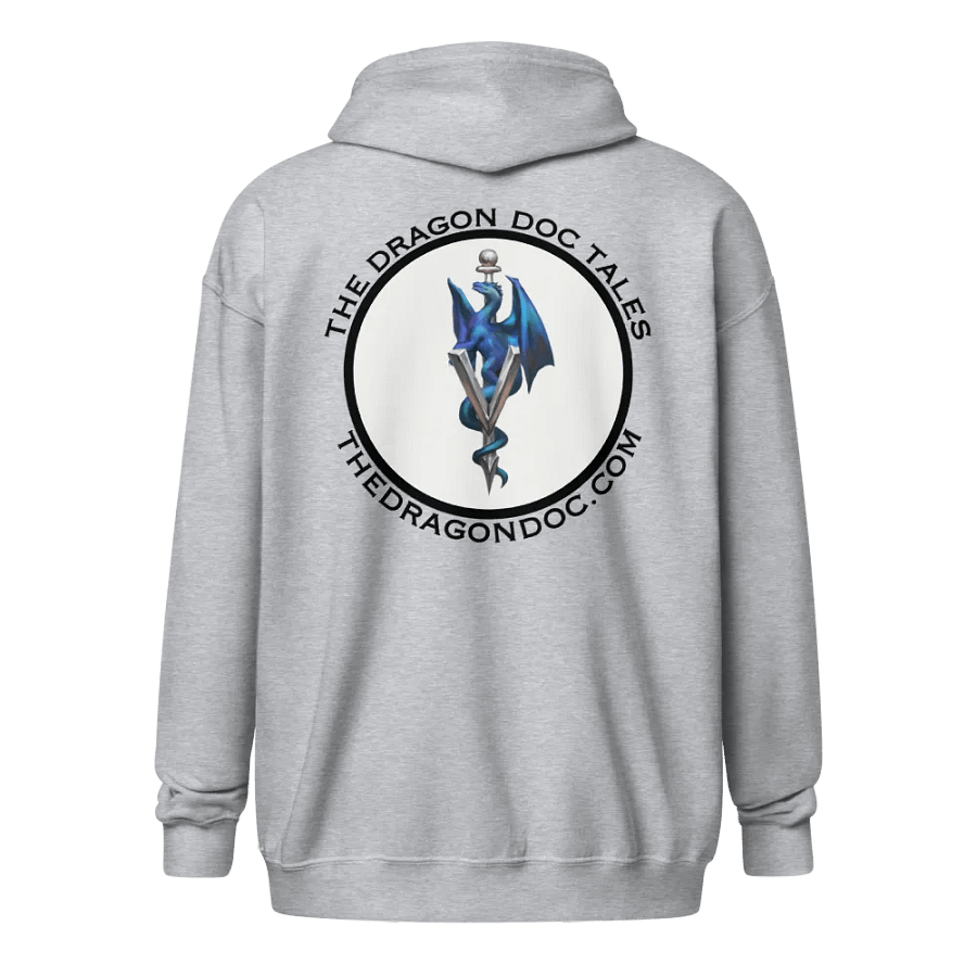 Dragon Doc Heavyweight Full-Zip Hoodie - Sport Grey product image (2)