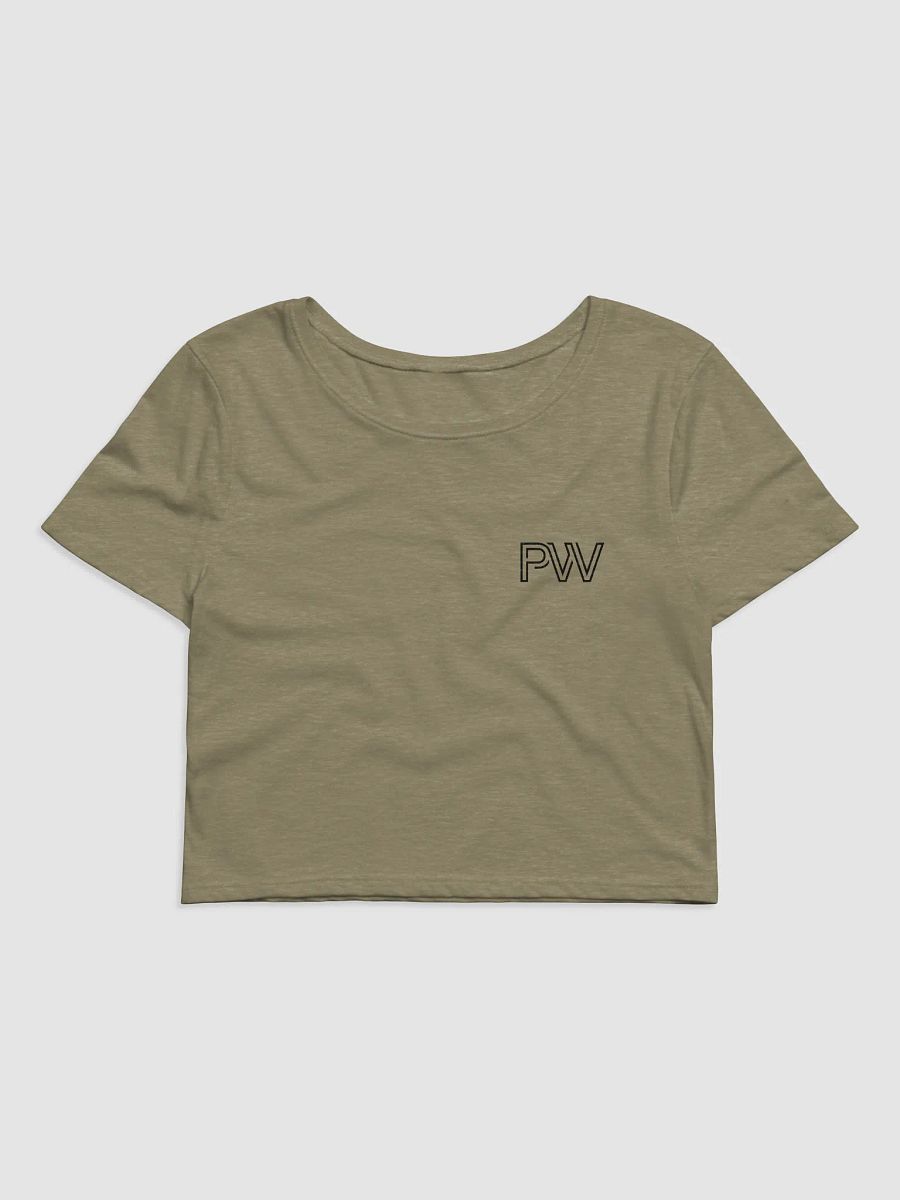 PW crop top with planets on the back product image (1)
