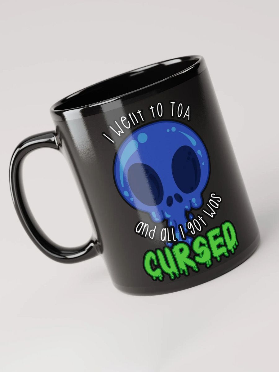All I Got Was Cursed - Shaman - Black Glossy Mug product image (3)