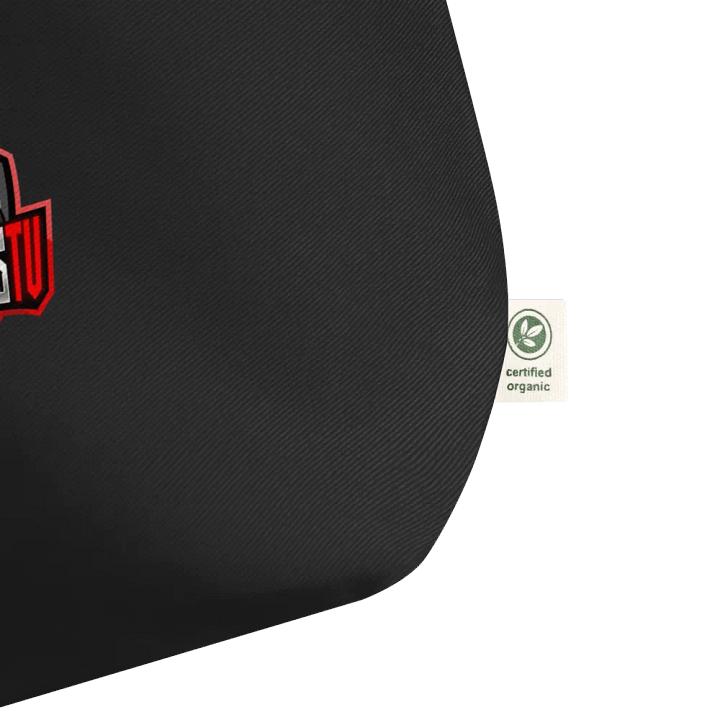 ELVISRECORDSTV Bearded Man Crest Logo Tote Bag product image (2)