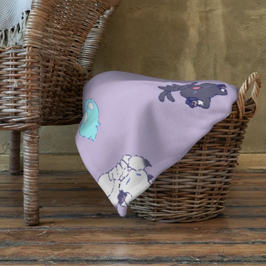 meiya, meinya & wisps blanket (purple) product image (10)