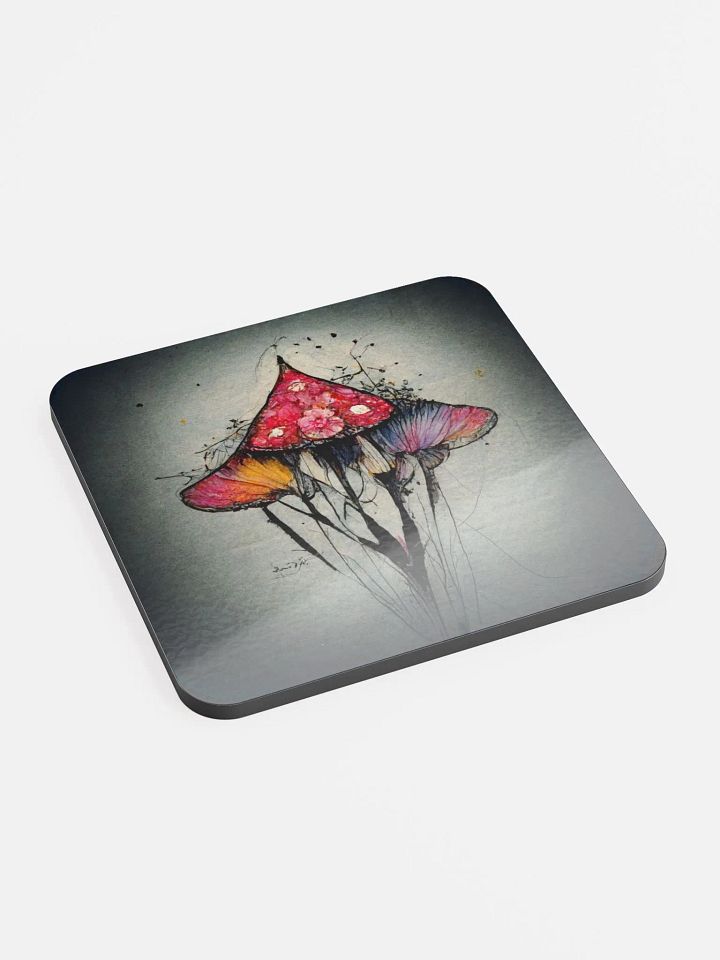 Vibrant Mushroom Dreams Coaster product image (2)